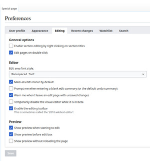 Mediawiki preferences dialogue.png