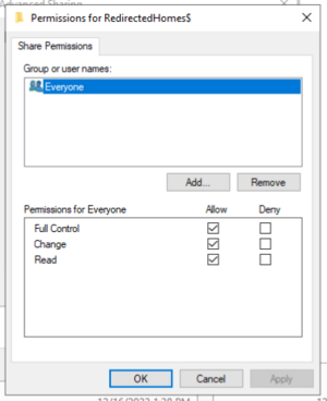 Folder redireection share permissions.png